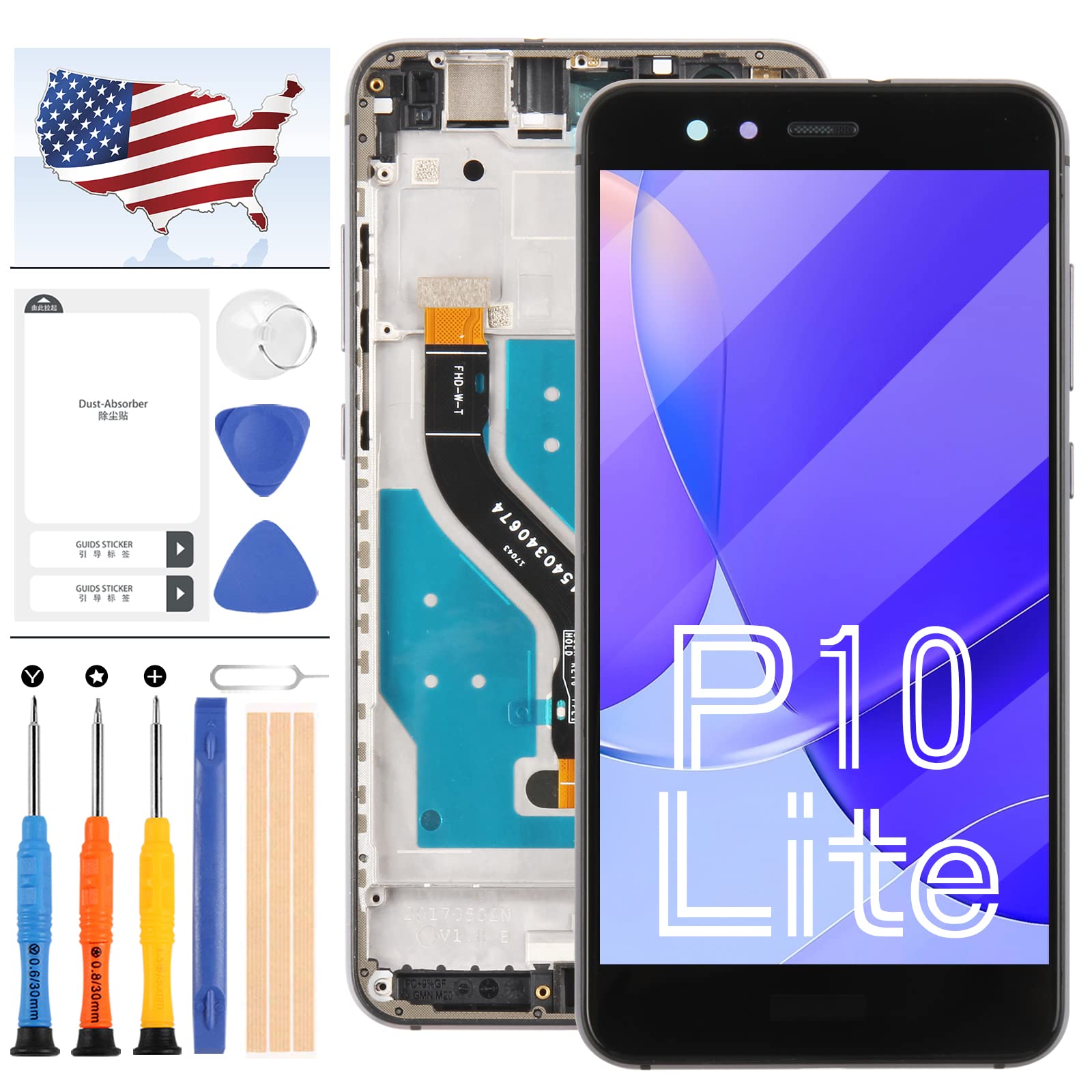Amazon.com: for Huawei P10 Lite LCD Screen Replacement for Huawei